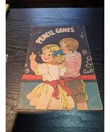 1943 Pencil Games Vintage Samuel Lowe Company Kenosha Crossword Puzzle Book - €14,55 EUR