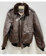 VINTAGE COOPER FLYERS MEN&#39;S GENUINE LEATHER TYPE A-2 FLIGHT JACKET - 44L - $2,043.80 MXN