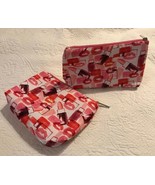 2 Clinique Cosmetic Bags Makeup Pouches Lips Lipsticks 9&quot;L X 5 1/2&quot;H X 2... - $19.37 CAD