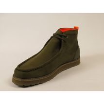 Men's TAYNO Wallabee Style Chukka Boots Soft Micro Suede MOJAVE S Olive image 4