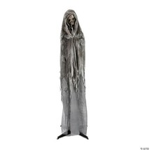 65 in. Animated Halloween Shrouded Skeleton, Sound Activated (ot) - £174.06 GBP