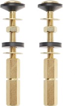Jwodo Brass Toilet Tank Bolts, 2 Packs Toilet Tank To Bowl Screws With Cone - £28.15 GBP
