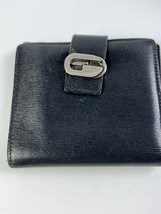 Authentic GUCCI Bifold Wallet Leather 035-0416-2106 Black - £74.56 GBP