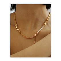 18K Gold Cindy Multi Chain Necklace   vinader, bold, stylish, vermeil, gift - £35.52 GBP