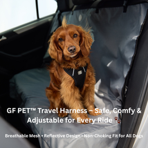 GF PET Travel Harness – Black – Non-Choking Adjustable Safety Harness (2... - $94.99+