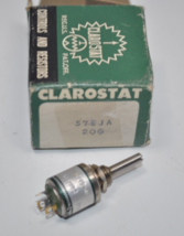 NOS CLAROSTAT 57EJA-200 OHM +/- 5% - 140-6142 WIRE WOUND POTENTIOMETER - $19.79