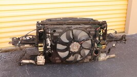 2011 BMW 535i GT Radiator Core Support w/ Fan, Intercooler, Condenser, Re-Bar image 6