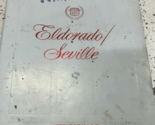 1988 GM Cadillac Eldorado Siviglia Servizio Shop Riparazione Manuale OEM... - £7.17 GBP