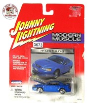 Johnny Lightning Modern Muscle Ford Mustang Blue 368-02 Hot Wheels - £10.29 GBP