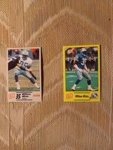 2 William White Detroit Lions Football Cards 1990 1991 Oscar Mayer Police... - £7.74 GBP