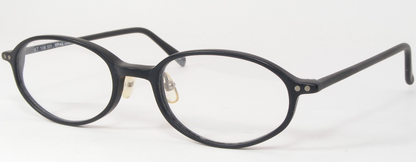 Lunettes De Mode Opal Par Koberg &amp; Tente KT 108.101 Noires Uniques 49-19... - $49.50