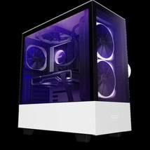 NZXT H510 Elite Compact ATX Mid-Tower Case Dual-Tempered Glass Matte White New! - £123.64 GBP
