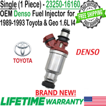 OEM NEW Denso x1 Fuel Injector for 1989-1993 Toyota Corolla Celica &amp; Geo Prizm - £84.80 GBP