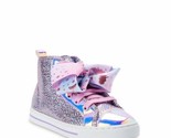 Jojo Siwa Nickelodeon Bow Shoes Mermaid Scales High-Top Sneaker, Lilac S... - £19.59 GBP