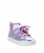Jojo Siwa Nickelodeon Bow Shoes Mermaid Scales High-Top Sneaker, Lilac S... - $34.70 CAD