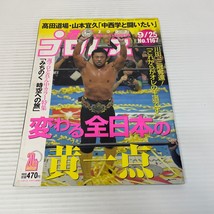 Baseball Magazinesha Wrestling Japanese Magazine WCW Vol 1167 September ... - £21.74 GBP