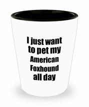 American Foxhound Shot Glass Dog Lover Mom Dad Funny Gift Idea For Liquor Lover  - £9.72 GBP