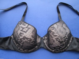 Chantelle 3781 Sexy Shaping T-Shirt  Contoured Underwire Bra Black 32C M... - $28.21