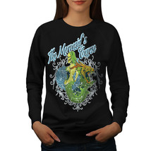 Wellcoda Mermaid Zombie Horror Womens Sweatshirt, Dragon Casual Pullover Jumper - £22.02 GBP+