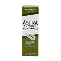 Astra Platinum Double Edge Safety Razor Blades ,100 Count (Pack of 1) - £9.43 GBP