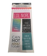 The Happy Planner Journaling Stickers Adulting LOL Inhale Exhale Big Gir... - £10.21 GBP