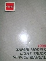 1990 GMC GM Léger Service Camion Safari Modèles Shop Réparation Manuel Set Avec - £15.66 GBP