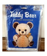 Vintage NOS 1986 Honeycomb Teddy Bear Centerpiece Beistle Tissue 10&quot; USA - €10,01 EUR
