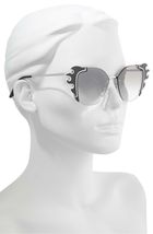  Prada PR59V Flame Catwalk Oversize Cat Eye Women’s Sunglasses - £157.24 GBP