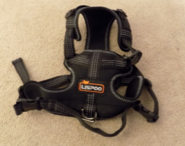 Lispoo Adjustable Dog Harness Black Large--FREE Shipping! - £10.24 GBP