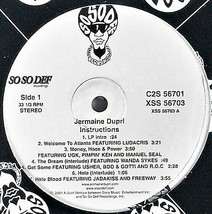 Jermaine Dupri &quot;Instructions&quot; 2001 Vinyl 2X Lp Promo Cl EAN C2S 56701 *Sealed* - £14.37 GBP