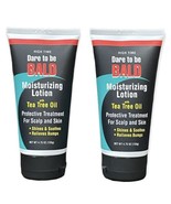 2 High Time Dare To Be Bald Moisturizing Lotion w/ Tea Tree Oil 4.75 oz ... - $57.42