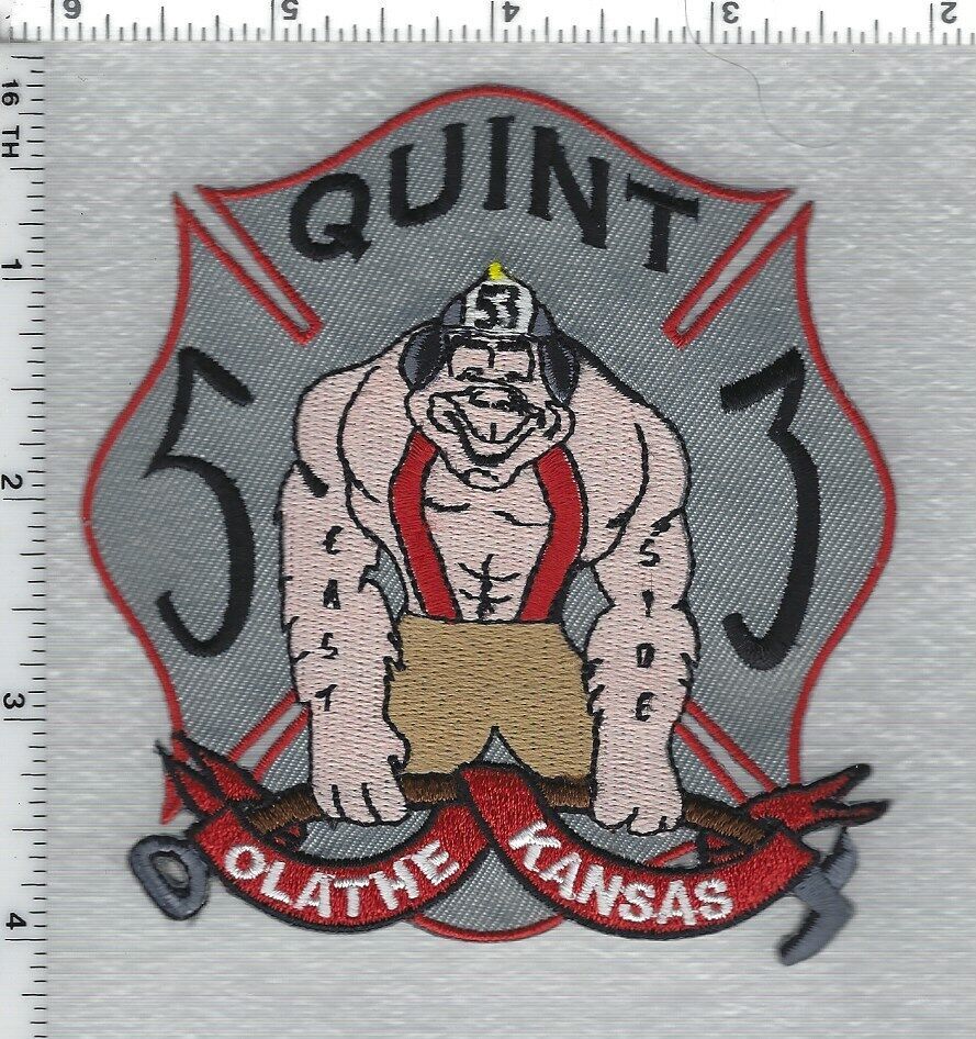 Olathe Fire Department (Kansas) Quint 53 Shoulder Patch - $23.33