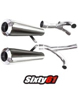 Vmax 1700 Exhaust Voodoo 2009-2019 2020 Yamaha Polished Race Slip On Sta... - $627.32 CAD