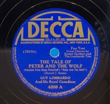 Guy Lombardo 78 The Tale of Peter and The Wolf / Who Wouldn&#39;t Love You A11 - £5.42 GBP