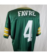 Vintage Wilson Brett Favre #4 Green Bay Packers Jersey XXL Green NFL Mad... - £28.43 GBP