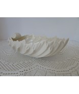 LENOX ACANTHUS SHELL BOWL MADE IN USA 9.25&quot;L X 3&quot;H GREEN MARK EXCELLENT - $20.07 CAD