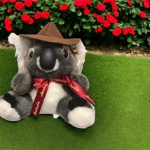  I LOVE AUS Souvenir Australian Koala Bear Cowboy Hat 6.7” Plush Toy  Animal NWT - £11.73 GBP