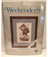 WEEKENDERS Counted Cross Stitch Kit #02775 HUMMEL LOOKS LIKE RAIN Mat In... - £7.11 GBP