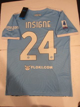 Lorenzo Insigne Napoli Maradona Fingerprint Match Blue Soccer Jersey 202... - $70.00