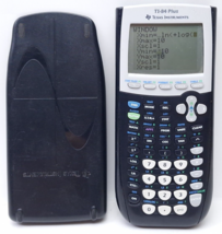 Texas Instruments TI-84 Plus Graphing Calculator - Black Tested w/Cover - £28.30 GBP