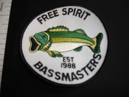 Fishing Patch Free Sprit Bass masters 1988 vintage patch - £14.97 GBP