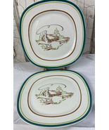 (2) Taylor Smith Taylor, PIONEER PATTERN 1-51 10” Plates by Walter Dorwi... - £27.93 GBP