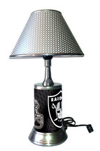 Las Vegas Raiders desk lamp with chrome finish shade - £35.16 GBP