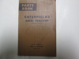 Caterpillar DW21 Tractor Gasoline Starting Parts Book 69C1 To 69C2415 CAT USED - £19.69 GBP