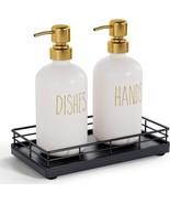 Oak Kitchen Soap Tray, 7.6&quot; L Small Wooden Hand and Dish Soap Dispenser ... - $19.79
