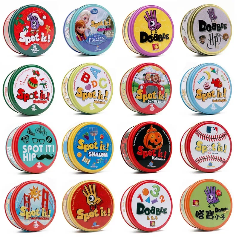 30 Styles 30/55pcs Dobble Card Game Potte Age 6 Board Game 2 to 8 Player... - £9.12 GBP+