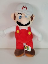 Super Mario Brothers Fire Mario 11 Inch Stuffed Plush Toy Figure Good Stuff - $13.81