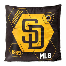 San Diego Padres 16&quot;x16&quot; Northwest Connector Velvet Touch Pillow - MLB - £20.47 GBP