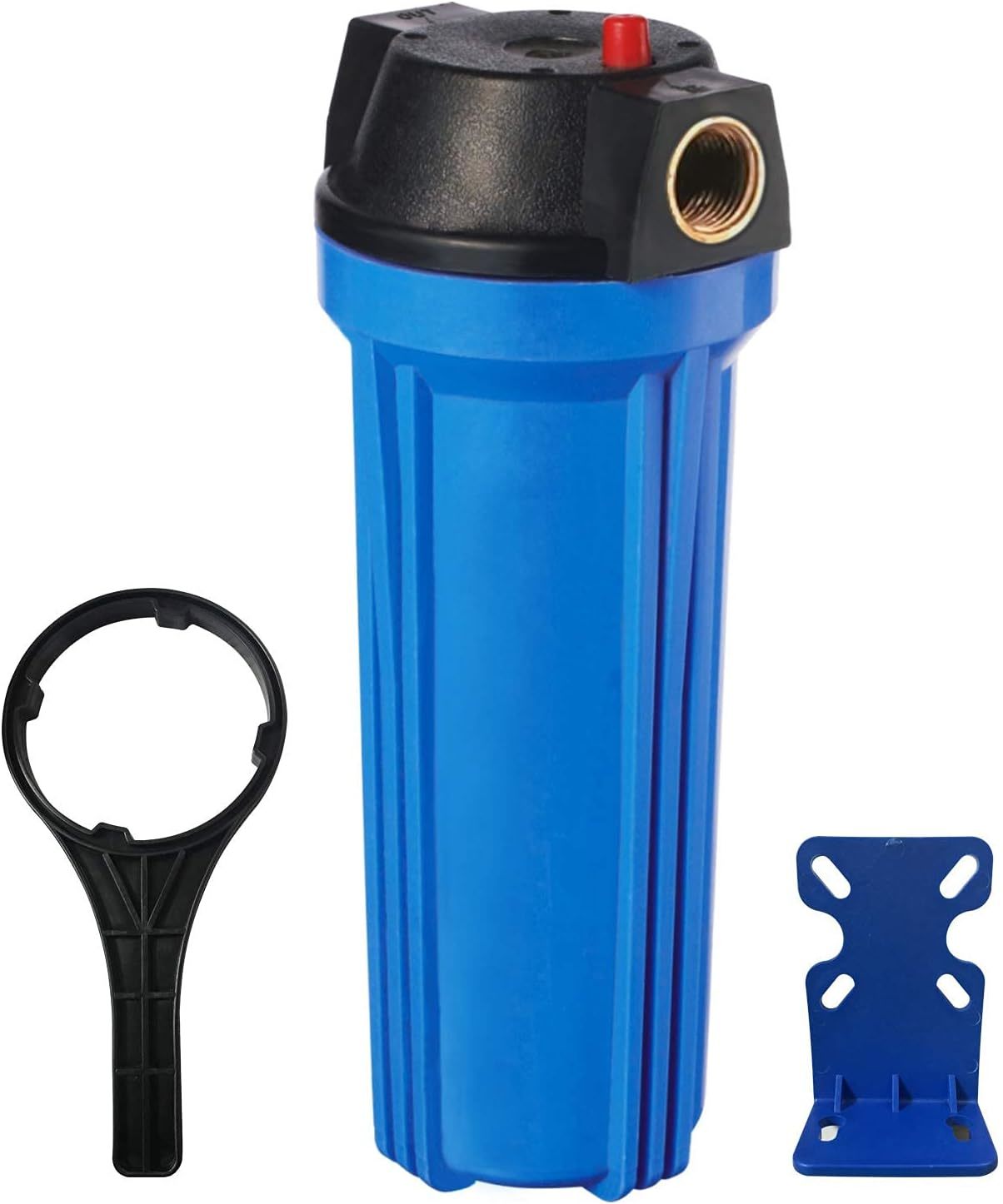 Geekpure 10-Inch Whole House Slim Water Filter Housing For 2.5&quot; X 10&quot; Fi... - $44.98