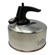 Vintage Paul Revere Ware d 97-C Copper Clad Bottom Tea Kettle Korea 1.5 qt - £19.09 GBP